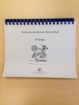 Preview of Fourth Grade Standards-Based Record Book- FLORIDA STANDARDS