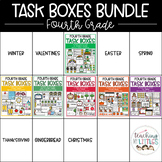 Fourth Grade Task Boxes GROWING BUNDLE