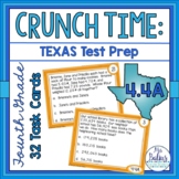 Fourth Grade Texas Math Task Cards Test Prep TEKS 4.4A Add