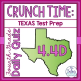 Fourth Grade Texas Math Test Prep Assessment Daily Quiz TEKS 4.4D