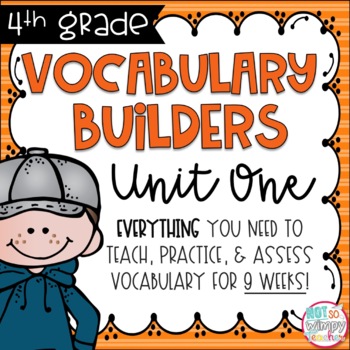 Preview of Vocabulary Builders Unit 1 FOURTH GRADE