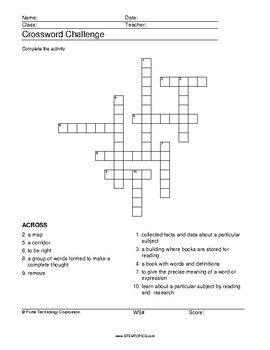 fourth grade vocabulary worksheets by stemtopics tpt