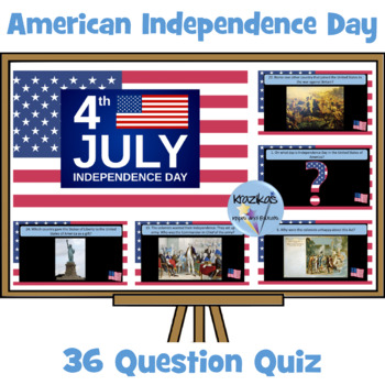 Preview of Independence Day Quiz
