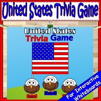 Preview of United States Social Studies Kindergarten or First Grade PowerPoint Game