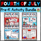 Fourth of July Activities Bundle for Preschool