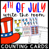 Fourth of July Activities | Math Center | Count the Room 1-20