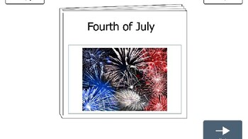 Preview of Fourth of July Adapted Book and Quiz