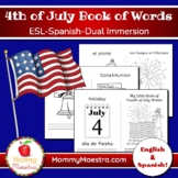 Fourth of July Book of Words