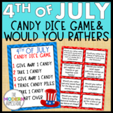 Fourth of July Candy Dice Game and Would You Rather Questions