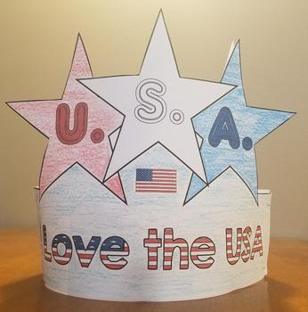 Easy 4th of July Hat Craft for Kids