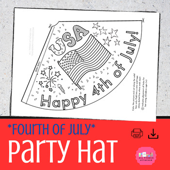 Free Printable Hats To Color For 4th Of July - PK1Kids