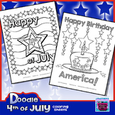 4th of July & Independence Day Coloring Sheets