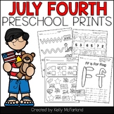 Fourth of July Preschool Worksheets
