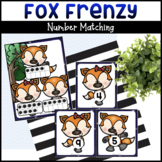 Fox Counting & Number Match Math Activity
