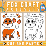 Fox Craft | Forest Animal Crafts | Cut and Paste Activity