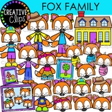 Fox Family Clipart {Fox Clipart}