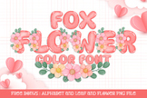 Fox Flower Color Font