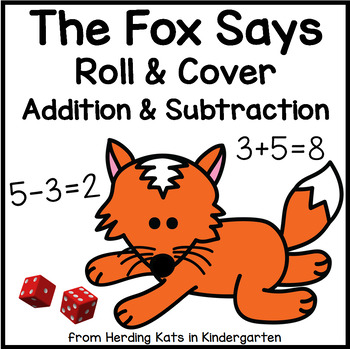 fox subtraction addition themed roll games cover