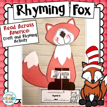 Preview of Rhyming Fox | Craft | Read Across America Week