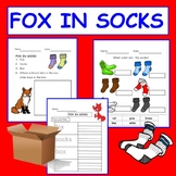 Fox in Socks Activities, Comprehension Worksheets: dr seus