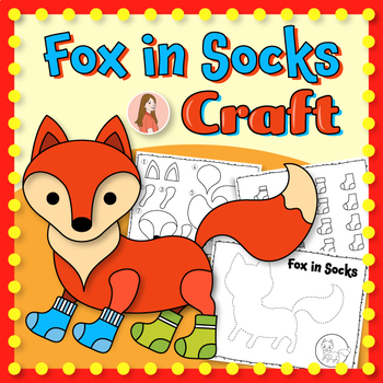 Preview of Fox in Socks | Crafts Coloring cut and glue
