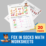 Fox in Socks Math Activity Tally Chart Worksheet
