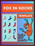 Fox in Socks Template Craft Coloring Pages Writing Activit