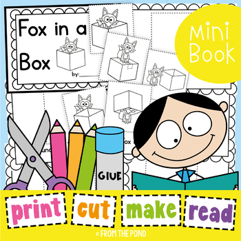 Preview of Fox in a Box Emergent Reader {Positional Language and Word Families}
