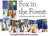 Fox in the Forest: A Winter Watercolor Painting for Kids