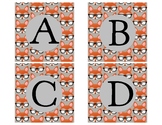 Fox or Woodland Theme Word Wall/ Leveled Library Labels