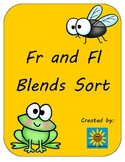 Fr and Fl Blends Sort- Frog or Fly? Freebie!!