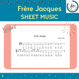 Frère Jacque - SHEET MUSIC