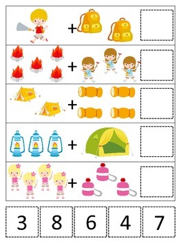 camping theme preschool teaching resources teachers pay teachers