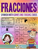 Fracciones Spanish Math Vocabulary Games