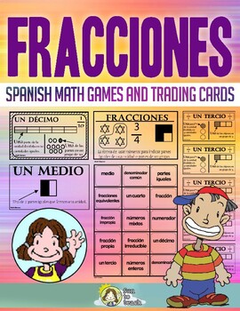 Preview of Spanish Fraction Wall - Fracciones - Spanish Math Activities