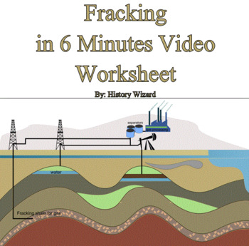 Preview of Fracking in 6 Minutes Video Worksheet