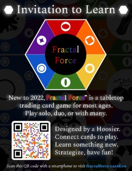 Preview of Fractal Force - Flier - Invitation to Learn