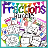 Fraction Activities Bundle l Posters, SCOOT Task Cards l E