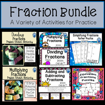 Preview of Fraction Activity Bundle