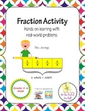Fraction Activity: Hands-on Learning with Real World Problems