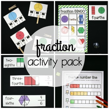 Preview of Fraction Activity Pack