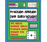 Adding and Subtracting Fractions Lesson