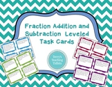 Fraction Addition and Subtraction Word Problem Task Cards 