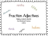 Fraction Adjectives