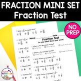 Fraction Mini Set - Fraction Test