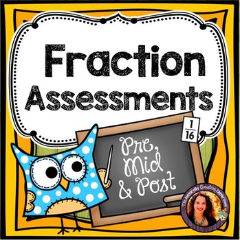 Preview of Fraction Assessments