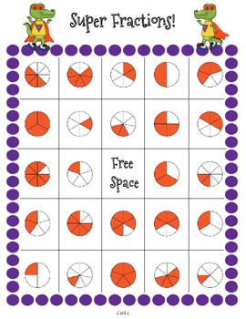 Fraction Bingo Classroom Set by Learning Simplified with Rebecca