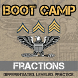 Fraction Boot Camp - Printable & Digital Differentiated Pr