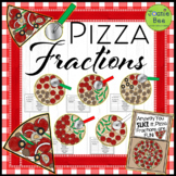 Fraction Bulletin Board & Posters Set (Pizza Theme)