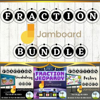 Preview of Google JamBoard™ Fraction Bundle